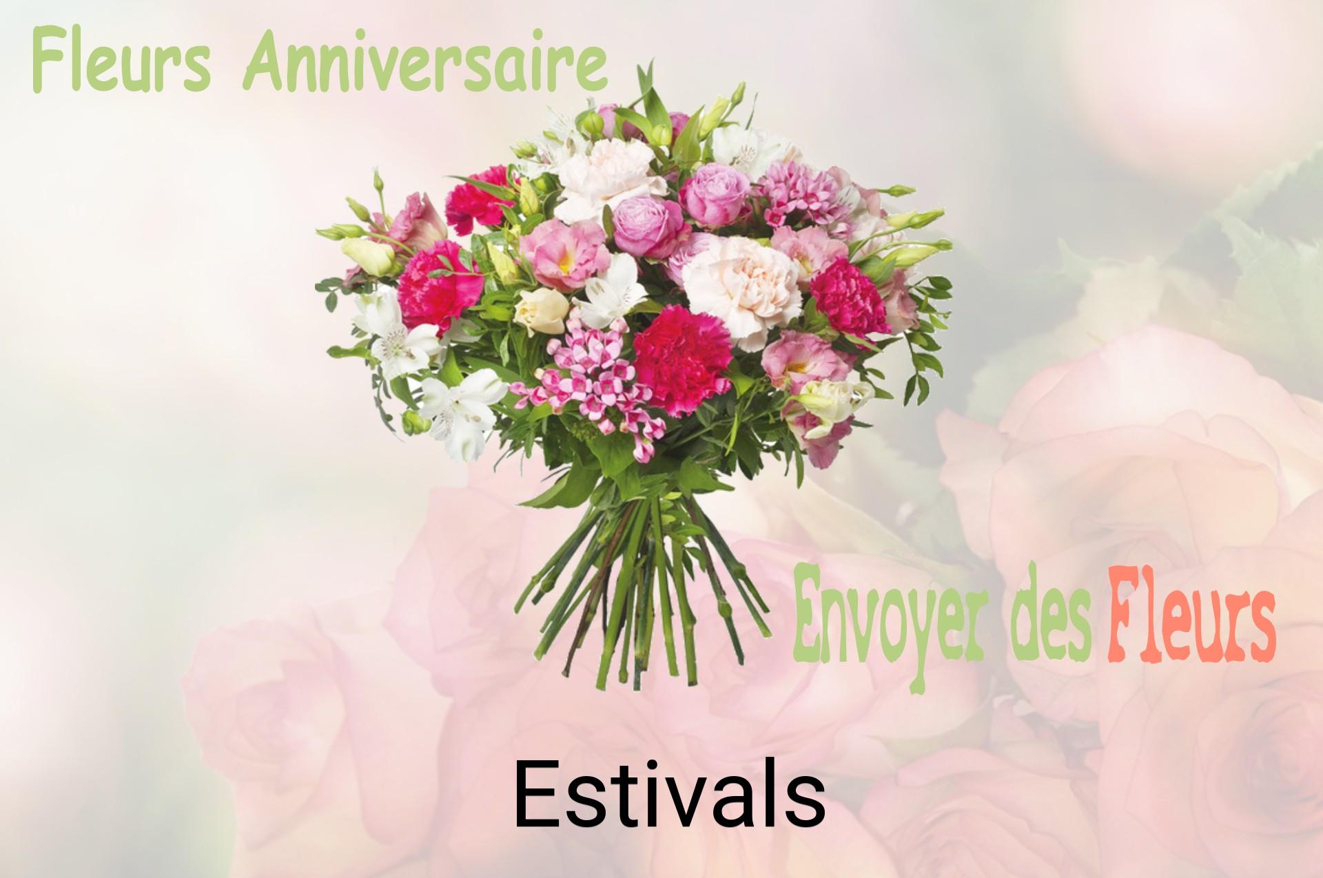 Bouquet de fleurs d’anniversaire livré à Estivals